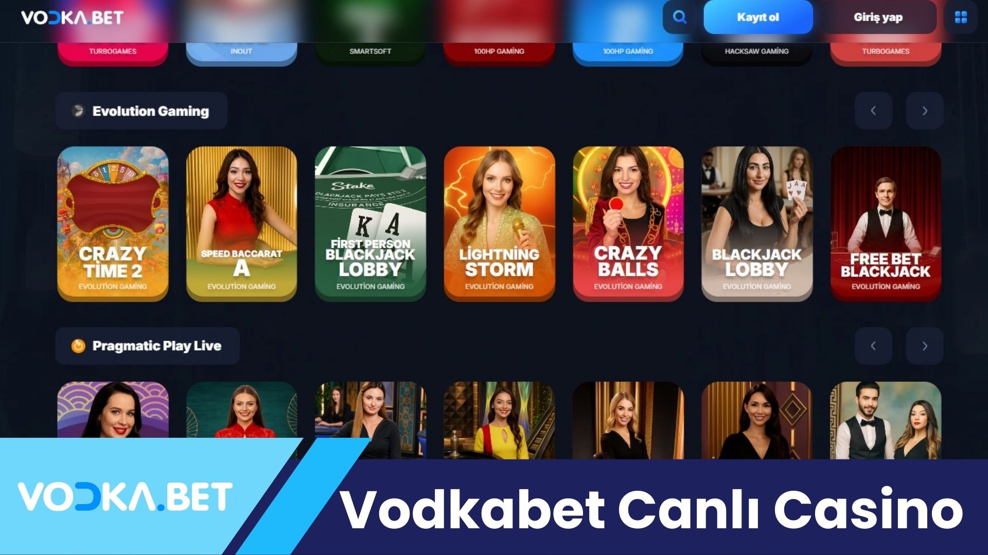 Vodkabet Canlı Casino